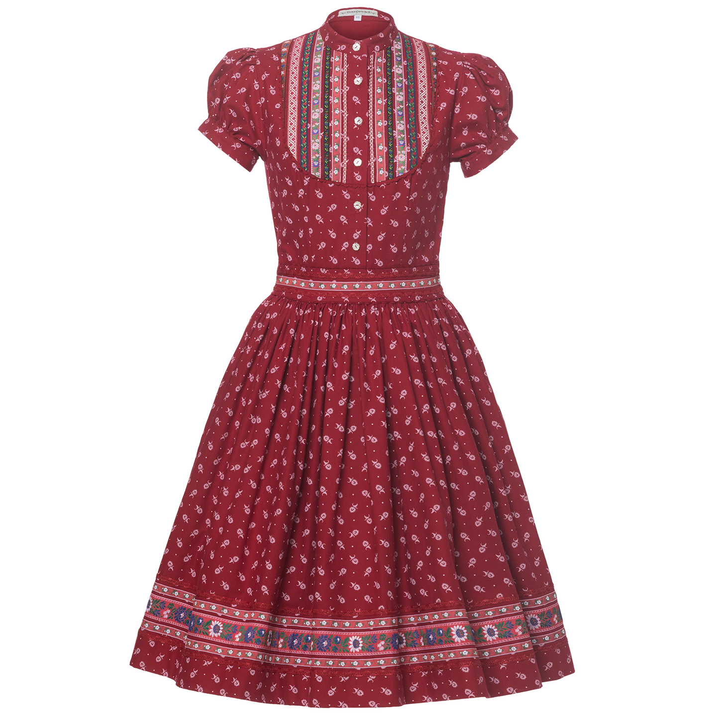 Lena Hoschek Kleid Wally in Rosenrot