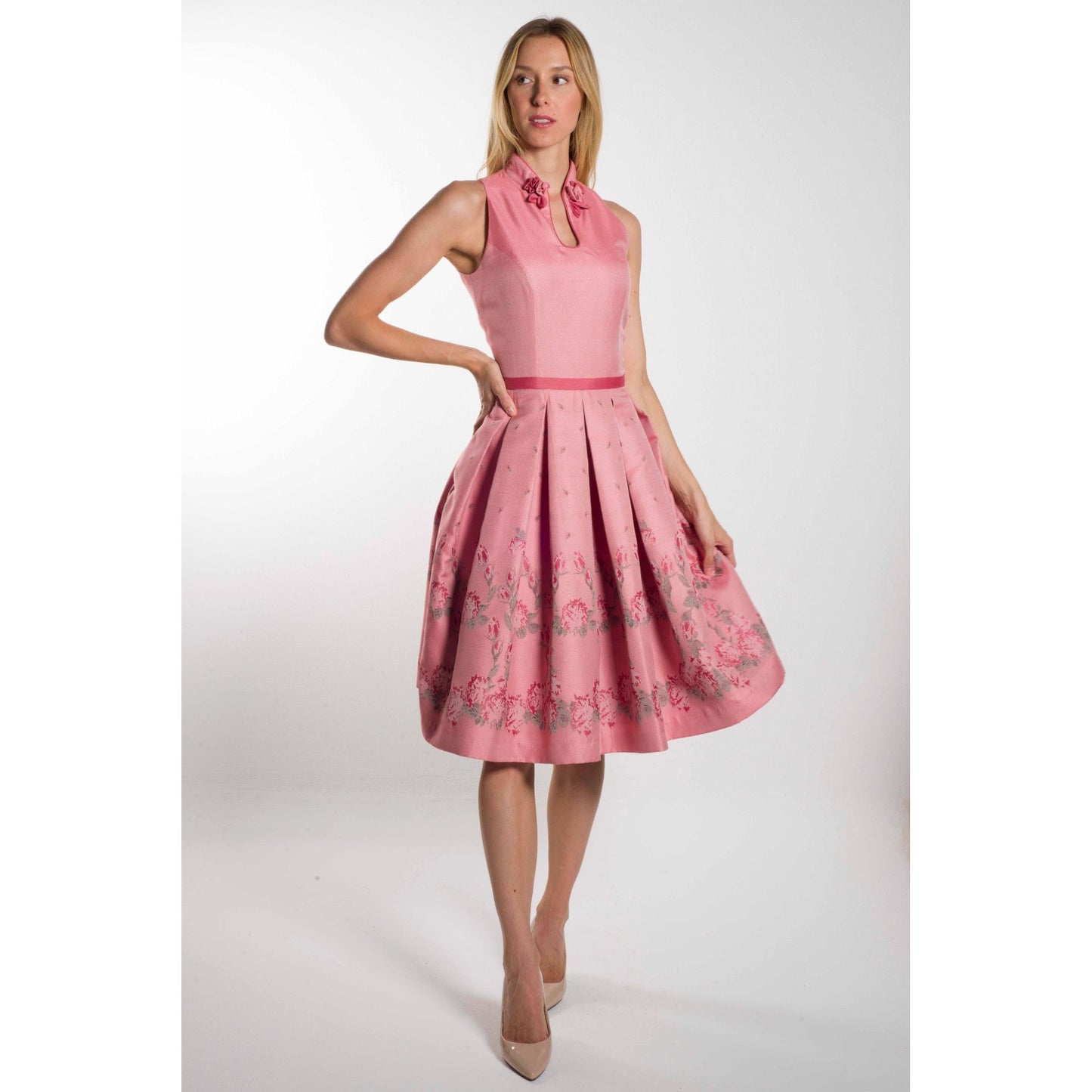 Kleid D12D012 in flamingo