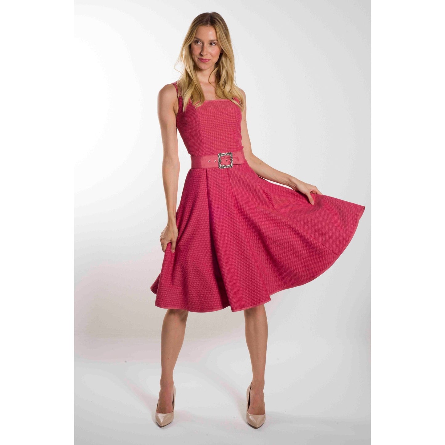 Kleid 12D030ML in flamingo