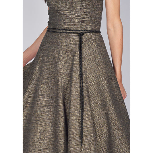 Gürtel in schwarz/gold