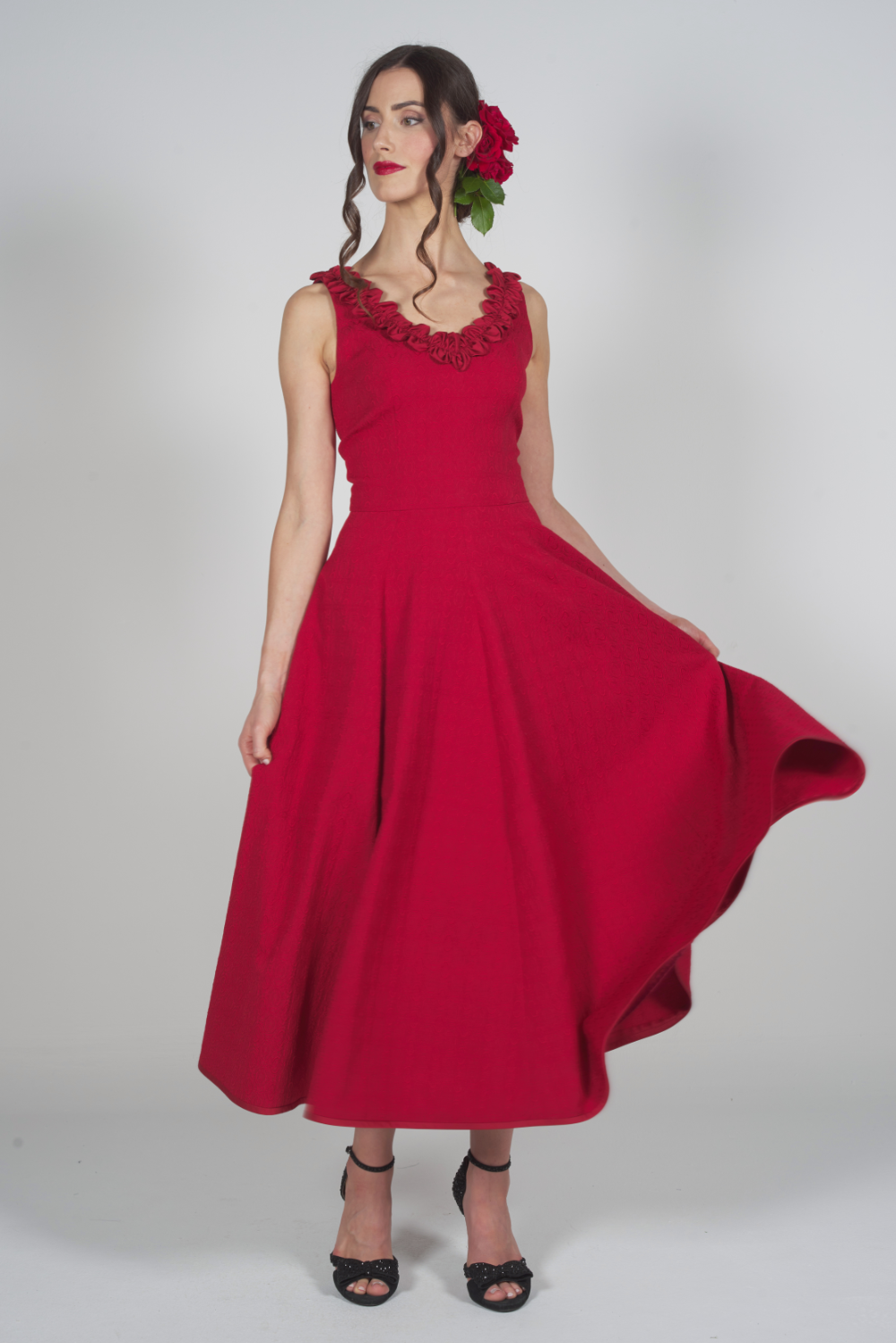 Kleid in mohn