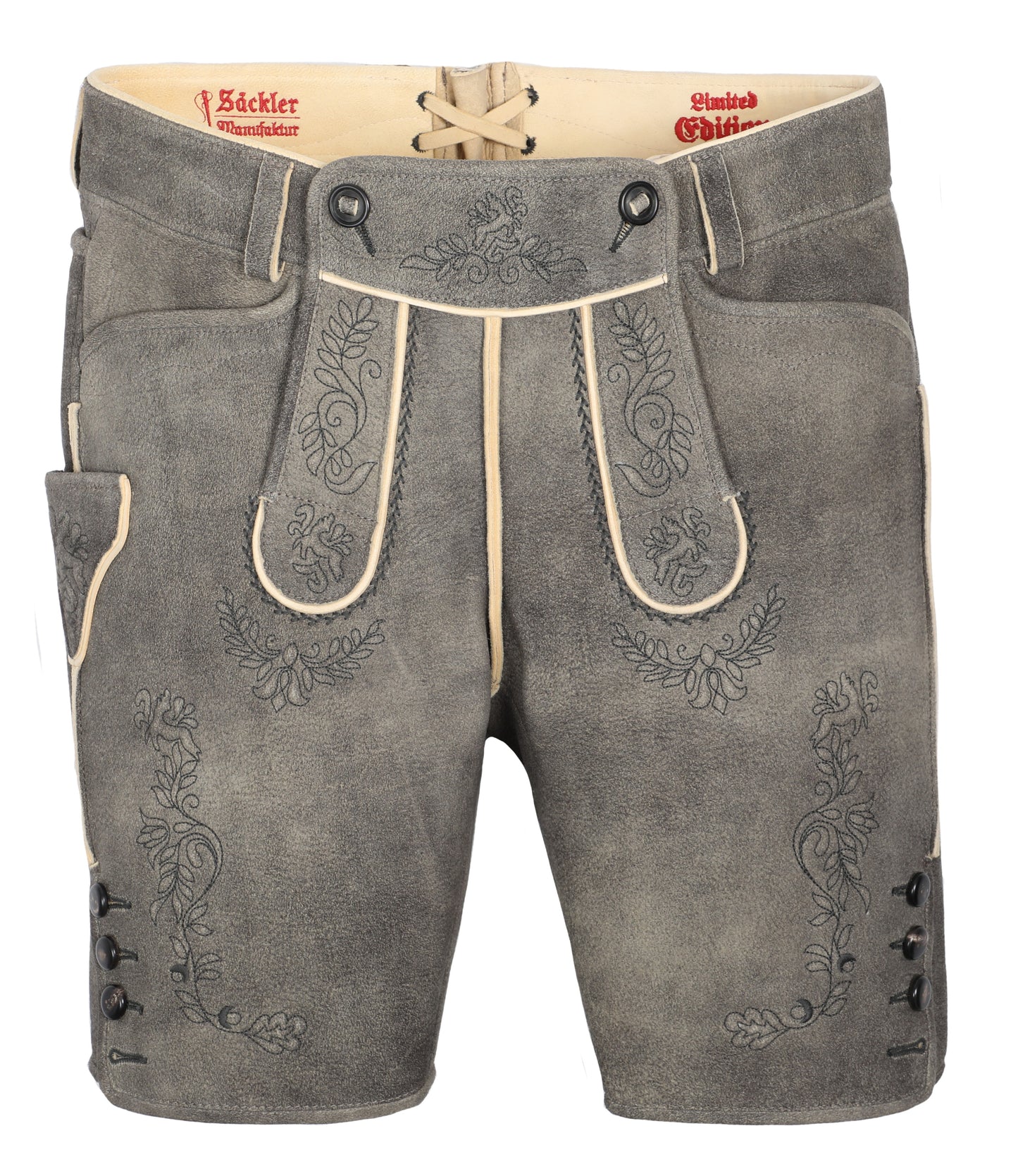 Luis sämisch Hirsch in Flanell/Grey