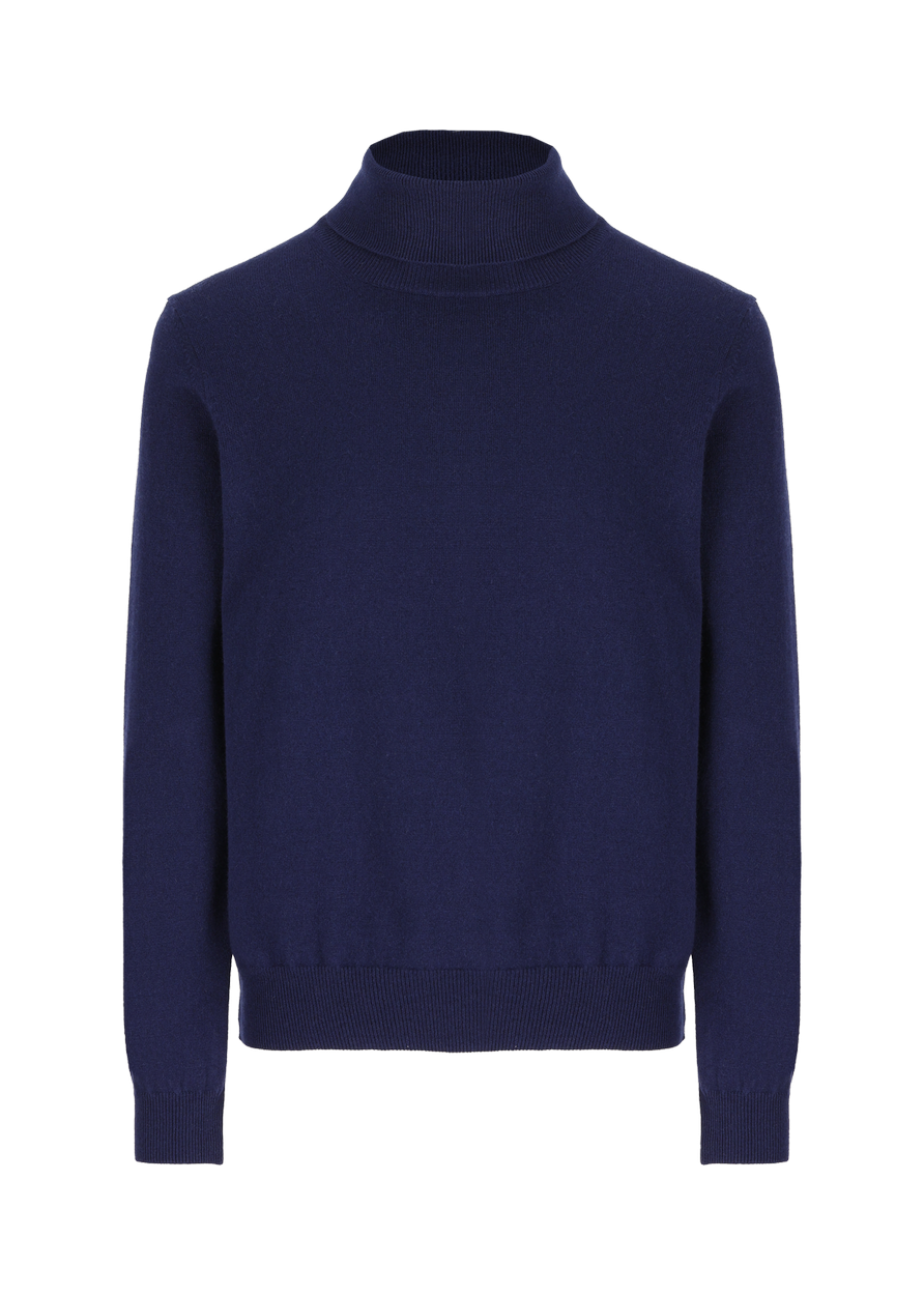 Rollkragenpullover Ludmirko in blau