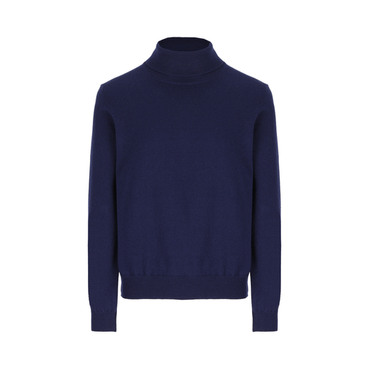 Rollkragenpullover Ludmirko in blau