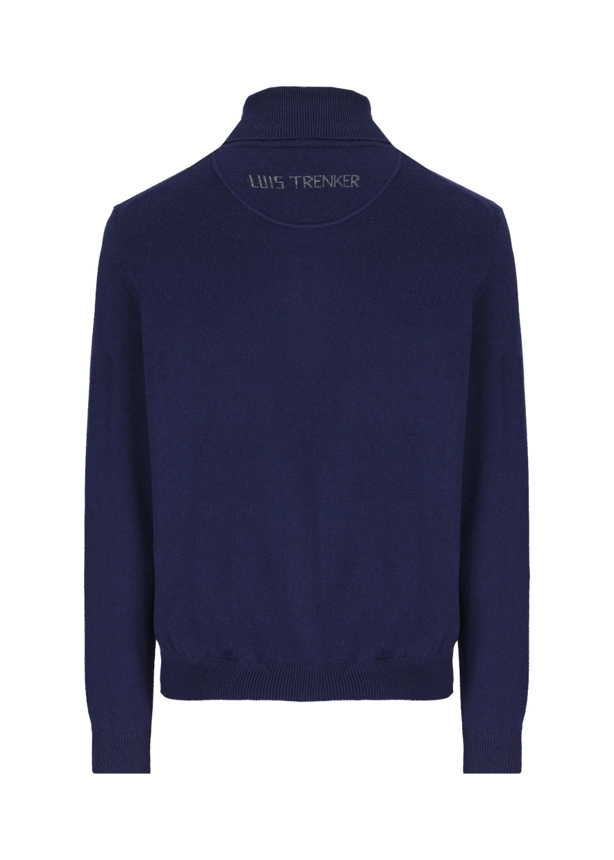 Rollkragenpullover Ludmirko in blau