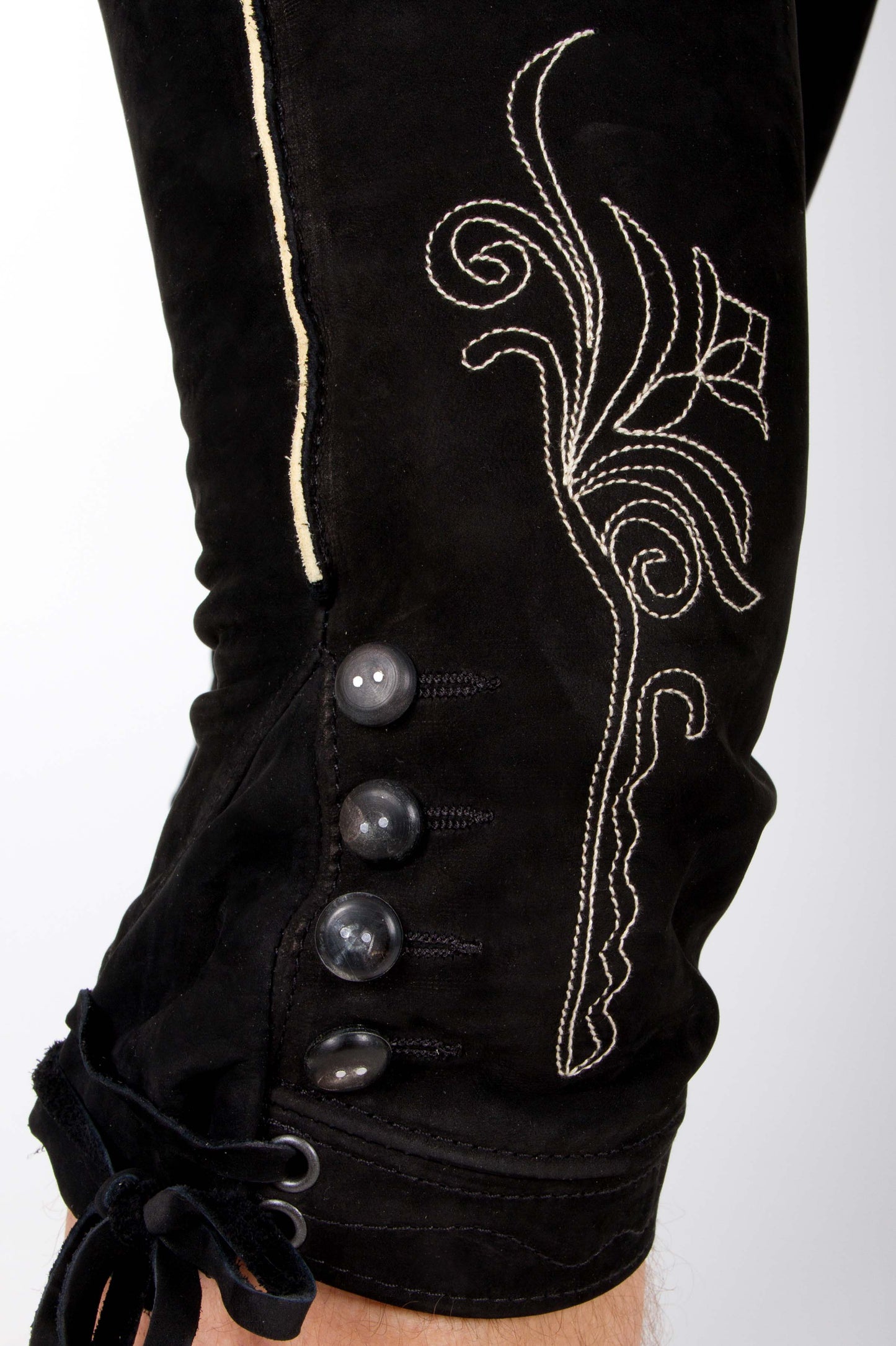 Schützen Lederhose mit Beinstick