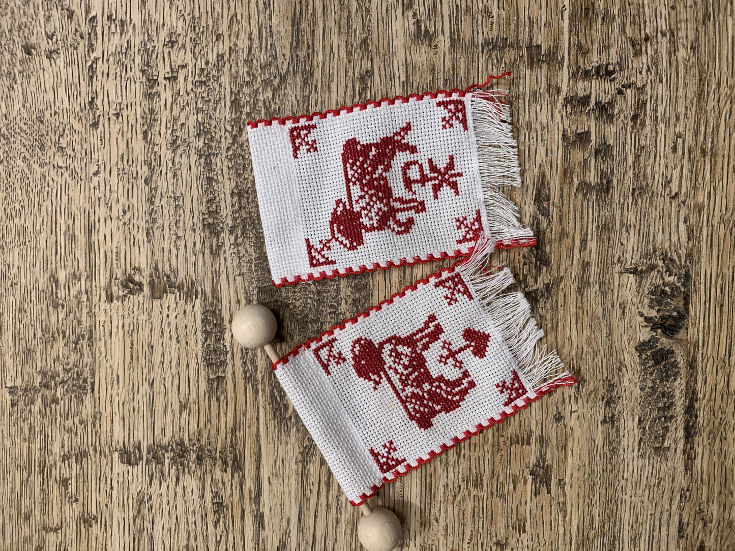 Osterfahne - Handarbeit von Familie Rauscher
