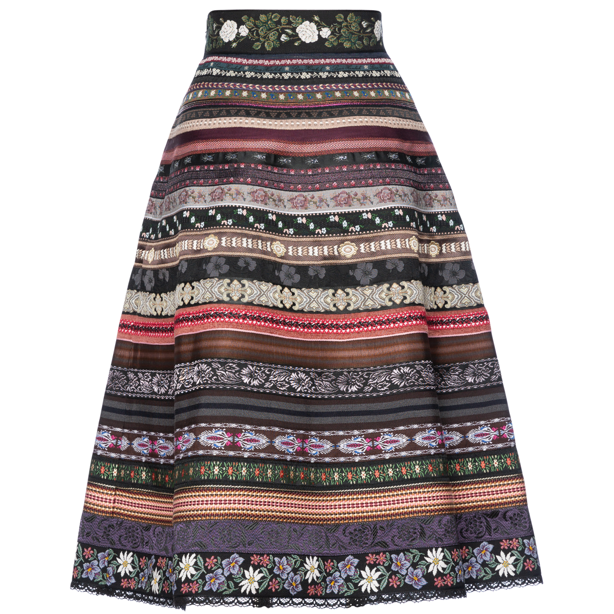Classic Ribbon Skirt in wildflower
