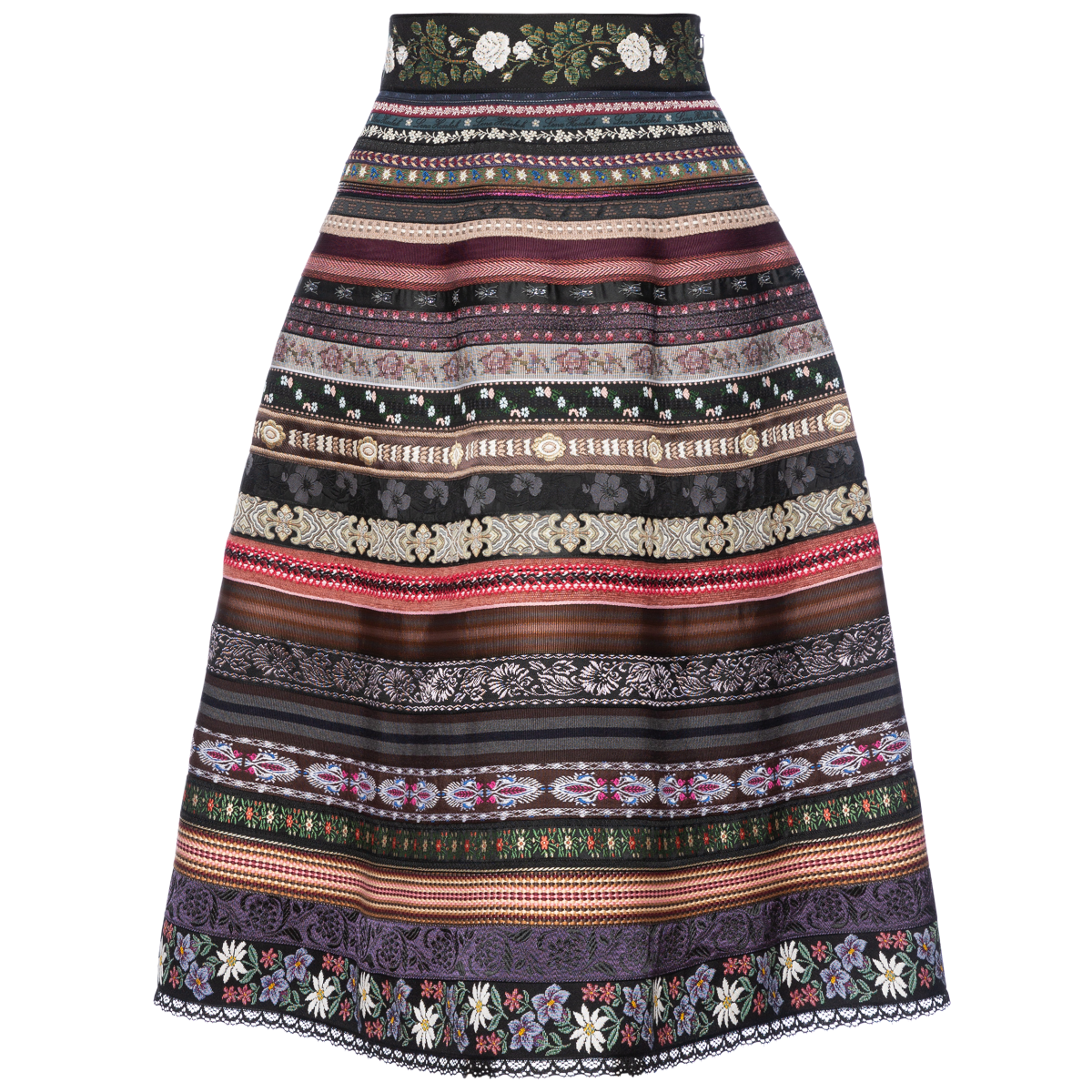 Classic Ribbon Skirt in wildflower