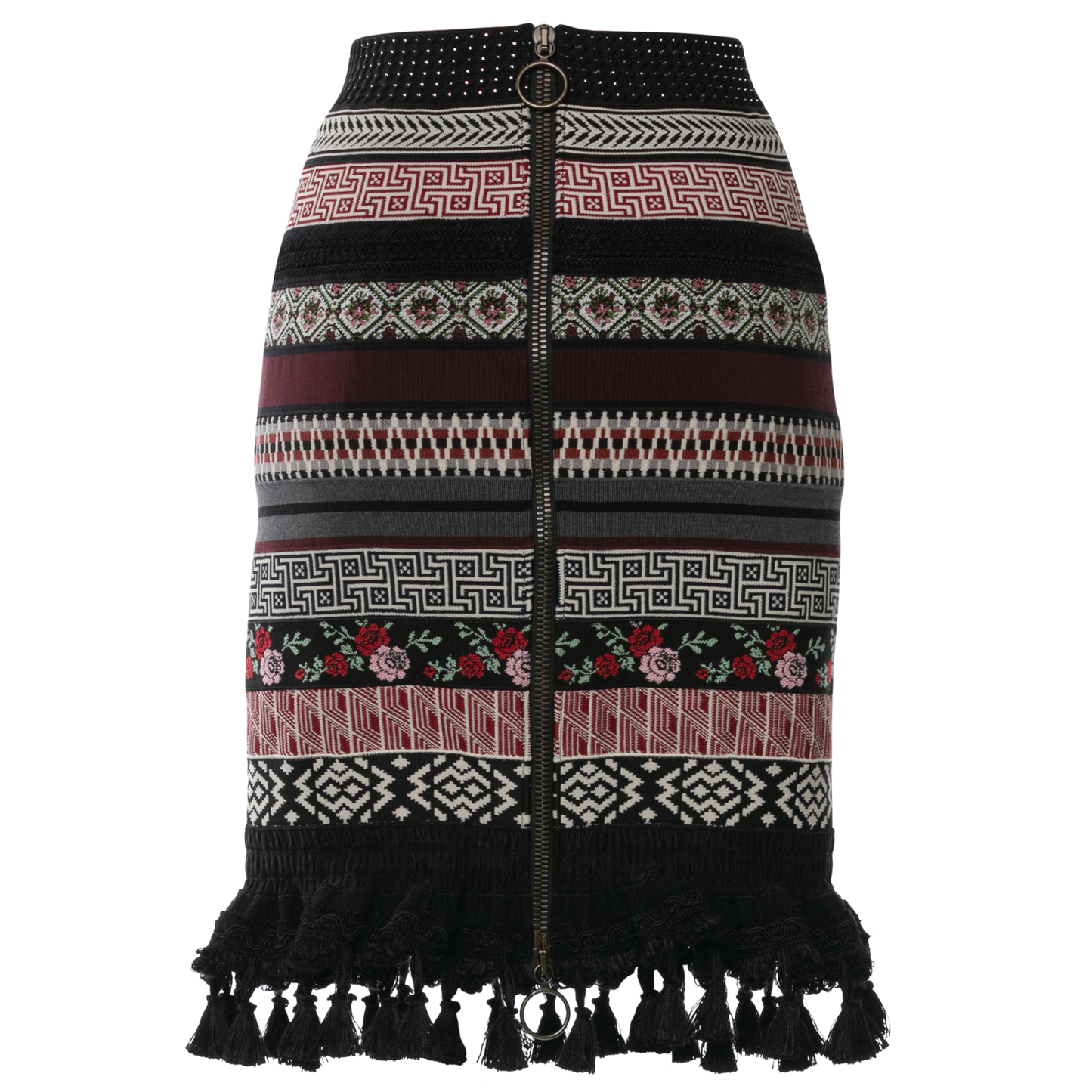 Loulou Ribbon Skirt in blackberry von Lena Hoschek