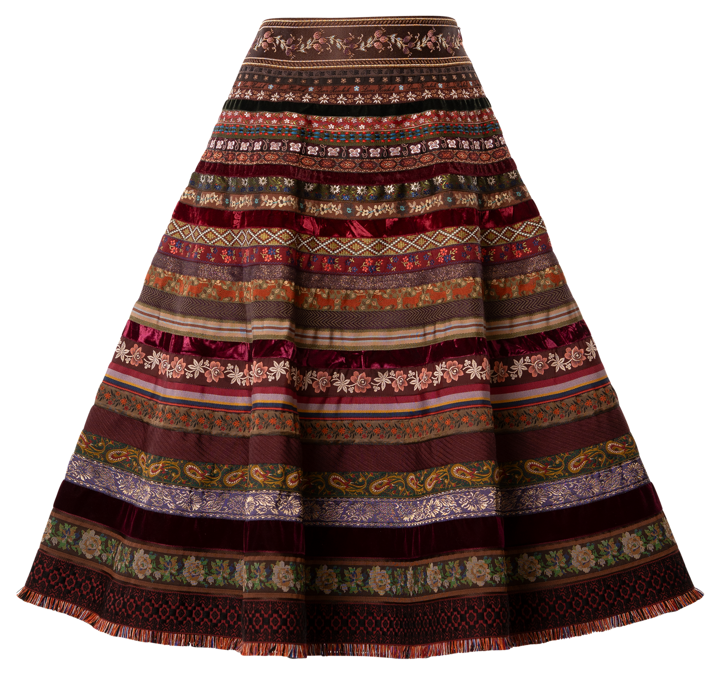 Original Ribbon Skirt in berry season