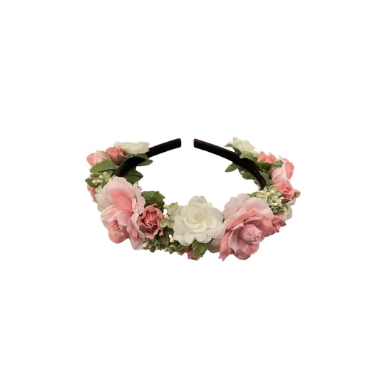 Haarreif rosa weiß