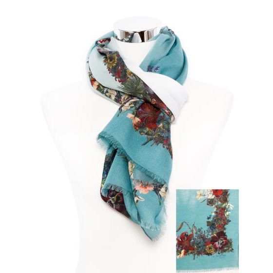Schal Fleur marine