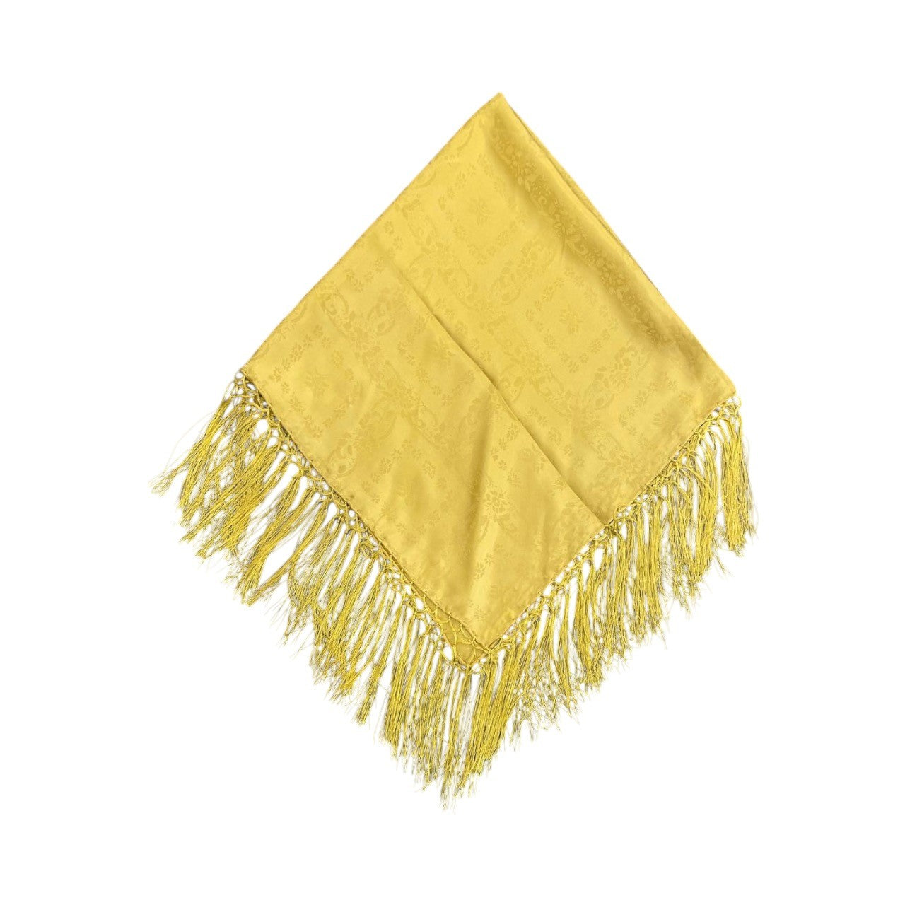 Seidentuch mit Fransen Golg