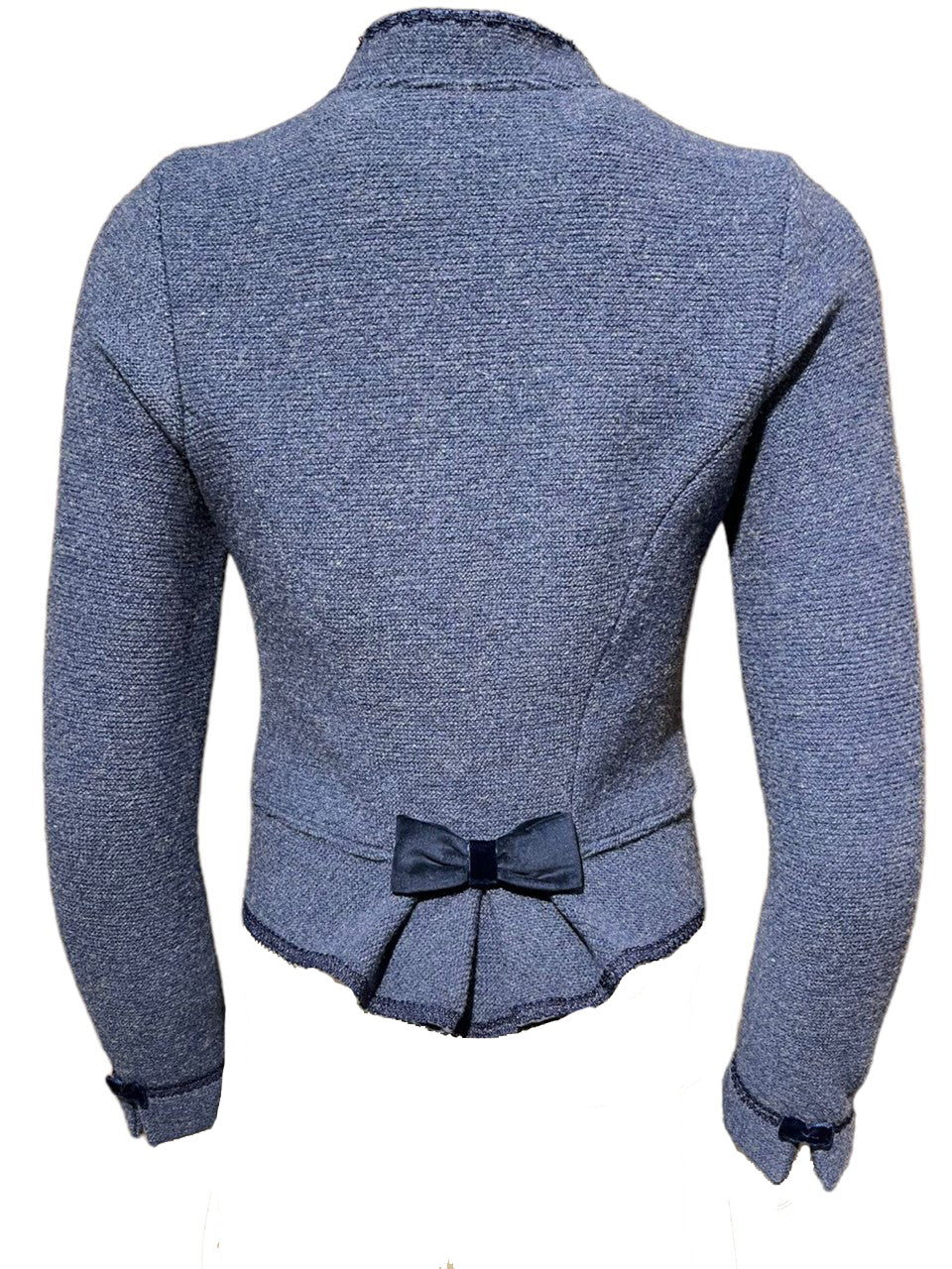 Strickjacke in blau