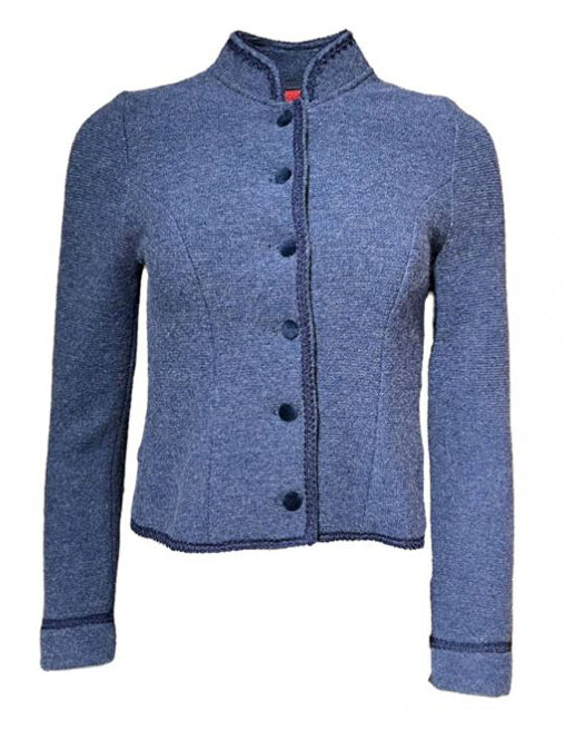 Strickjacke in blau