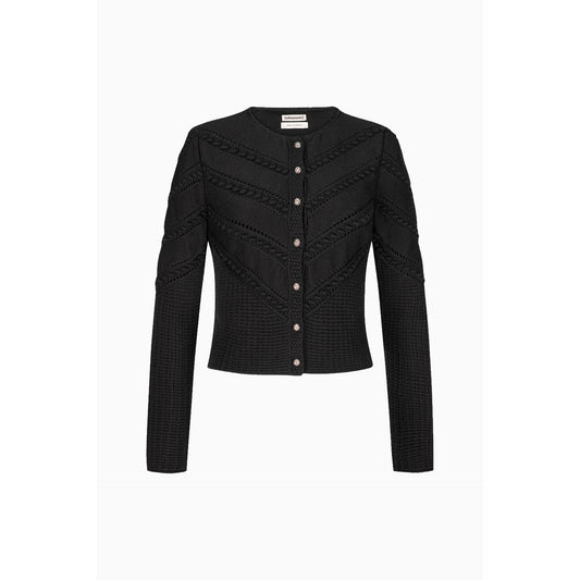 Strickjacke Ophelia in lakritz