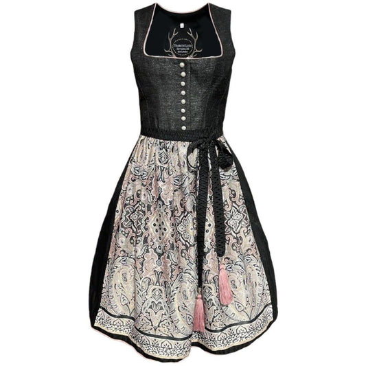 Dirndl schwarz/glitzer