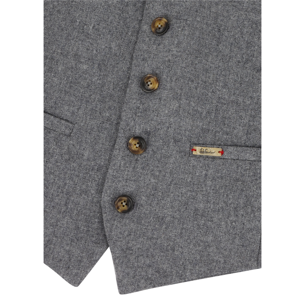 Weste Lusebastian uni in grau