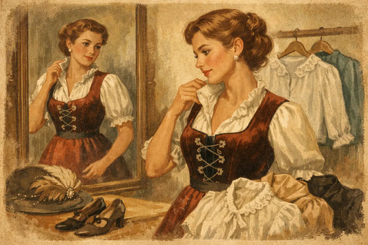 Welche Bluse zum Samtdirndl? Stilvoll kombiniert