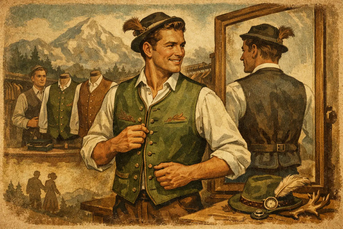 Trachten Weste Herren kaufen - worauf achten?