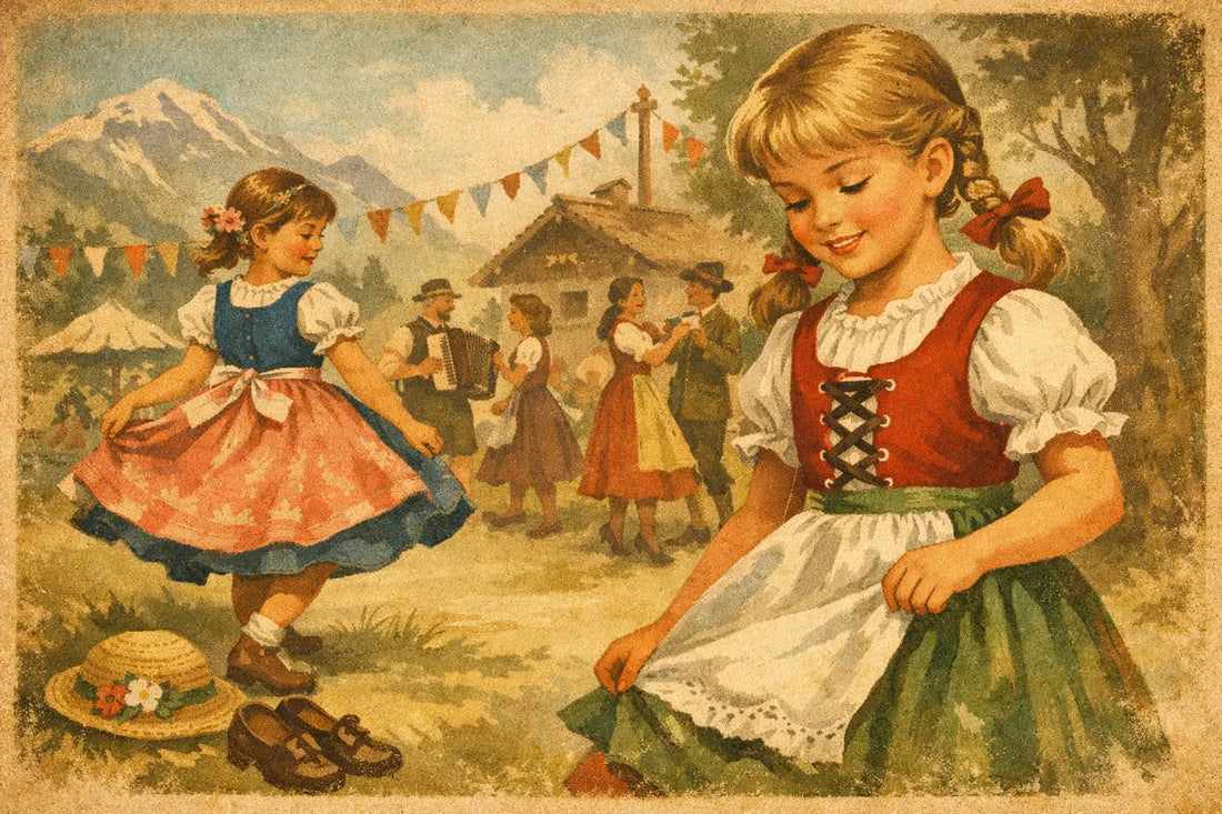 Kinderdirndl bequem für Feste auswählen