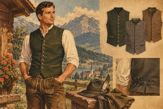 Herrenweste zur Lederhose Guide für Stil
