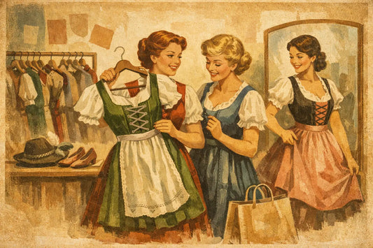 Dirndl Sale reduziert - worauf es ankommt