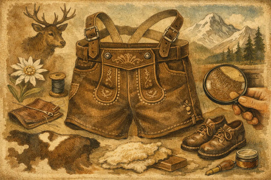 Die Qualitätsmerkmale echter Lederhosen
