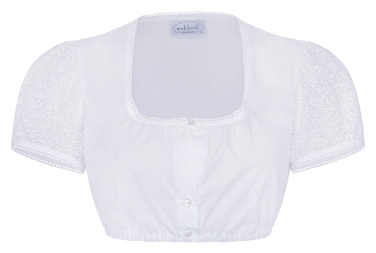 Dirndlbluse 6673 in weiss