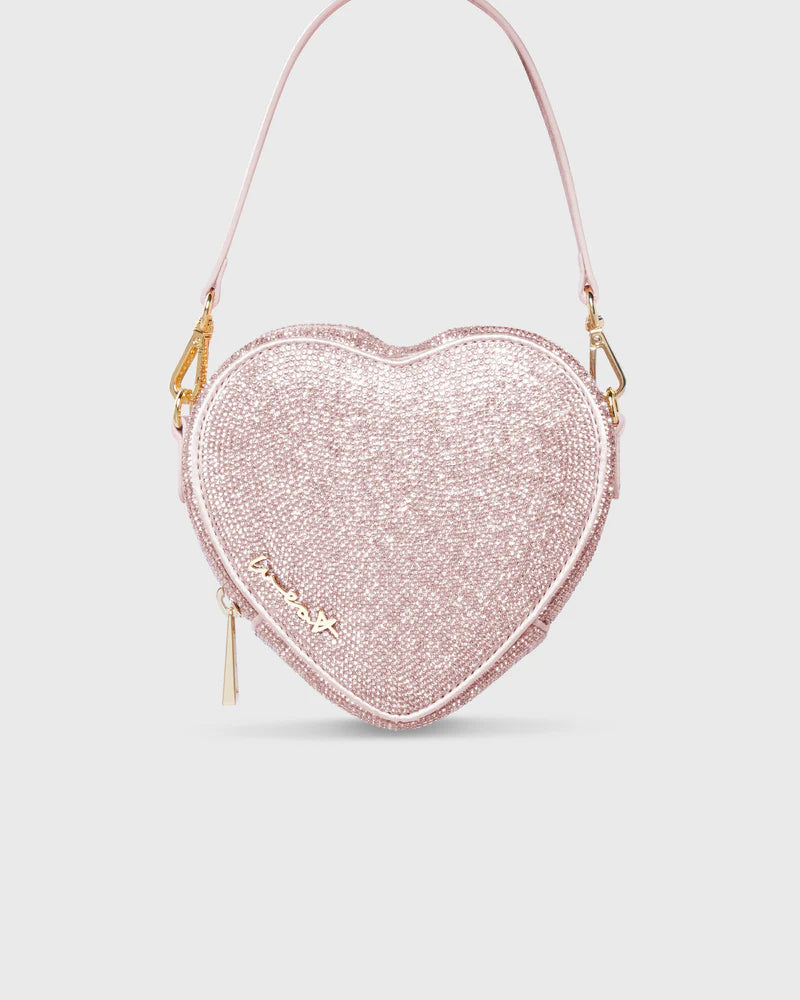 Tasche Midi Heart Bag Crystal Rose