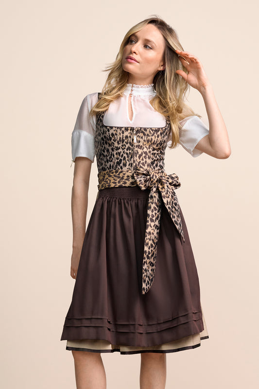 Dirndl Carly in braun