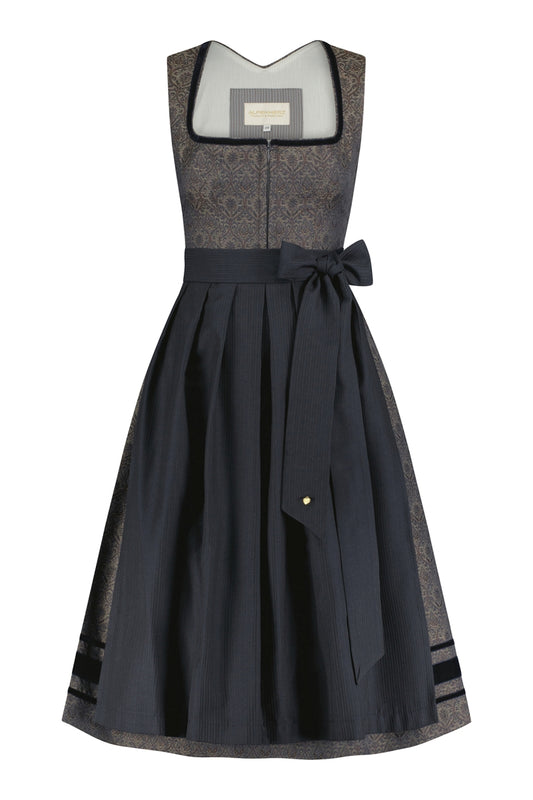 Dirndl Franzi in braun/blau