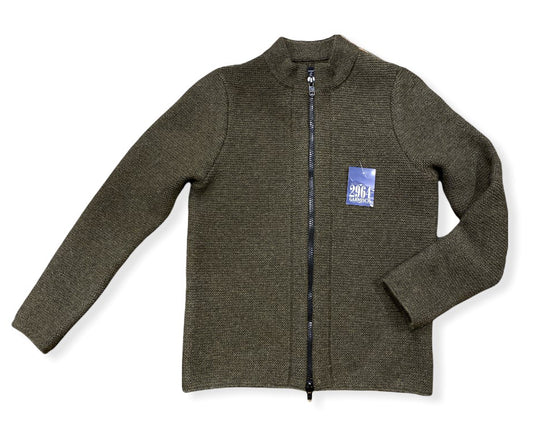 Strickjacke in olive