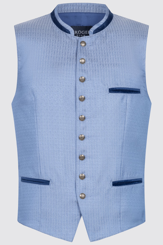 Herren Weste Torrone in blau