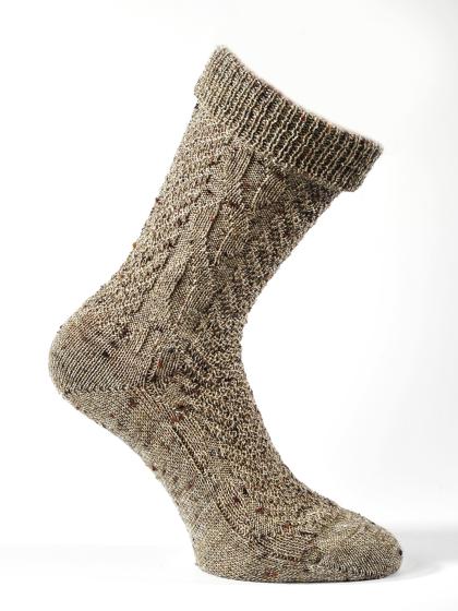 Socken mele braun