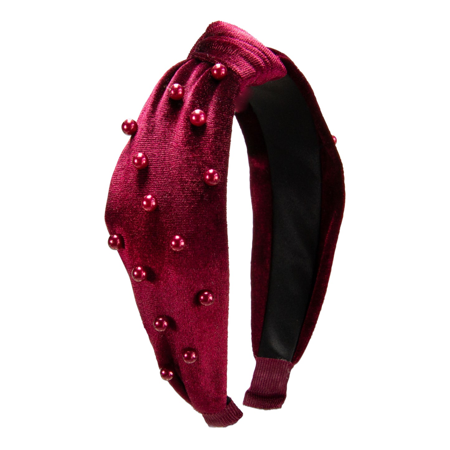 Haarreif Knoten mit Perlen