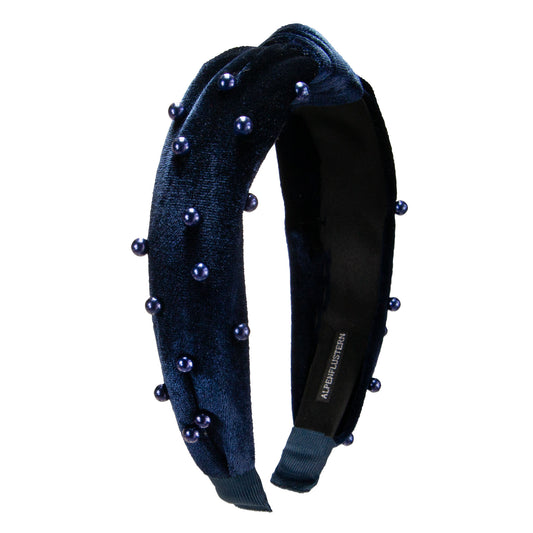 Haarreif Knoten mit Perlen