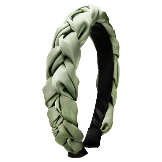 Haarreif Flechtoptik Salbei