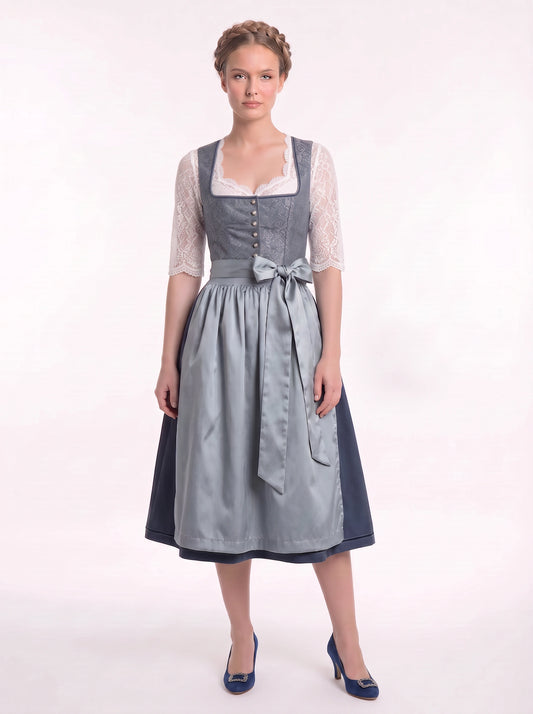 Dirndl Rauchblau