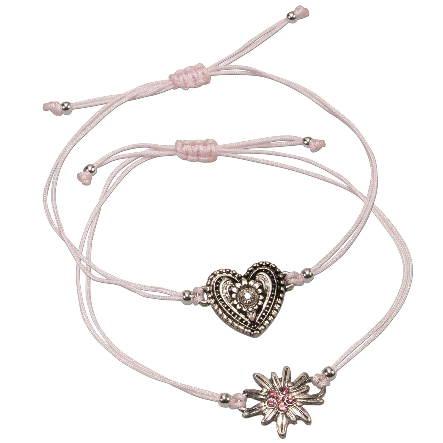 Armband Edelweiß Trachtenherz