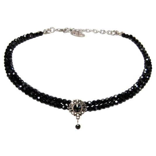 Kropfkette Schwarz Helena Glamour