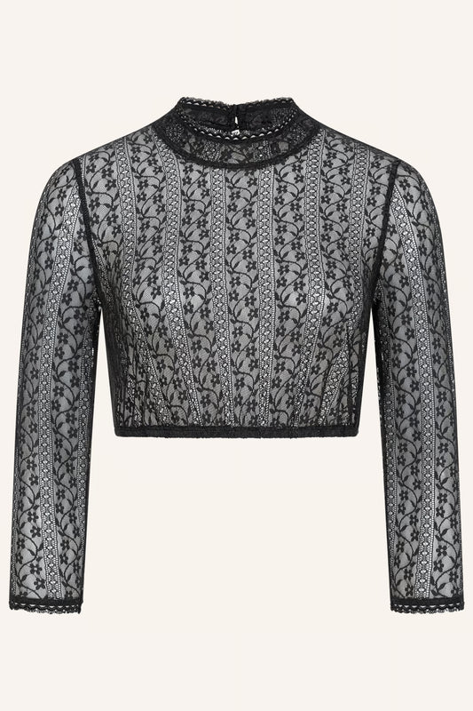 Dirndlbluse Calah  Schwarz