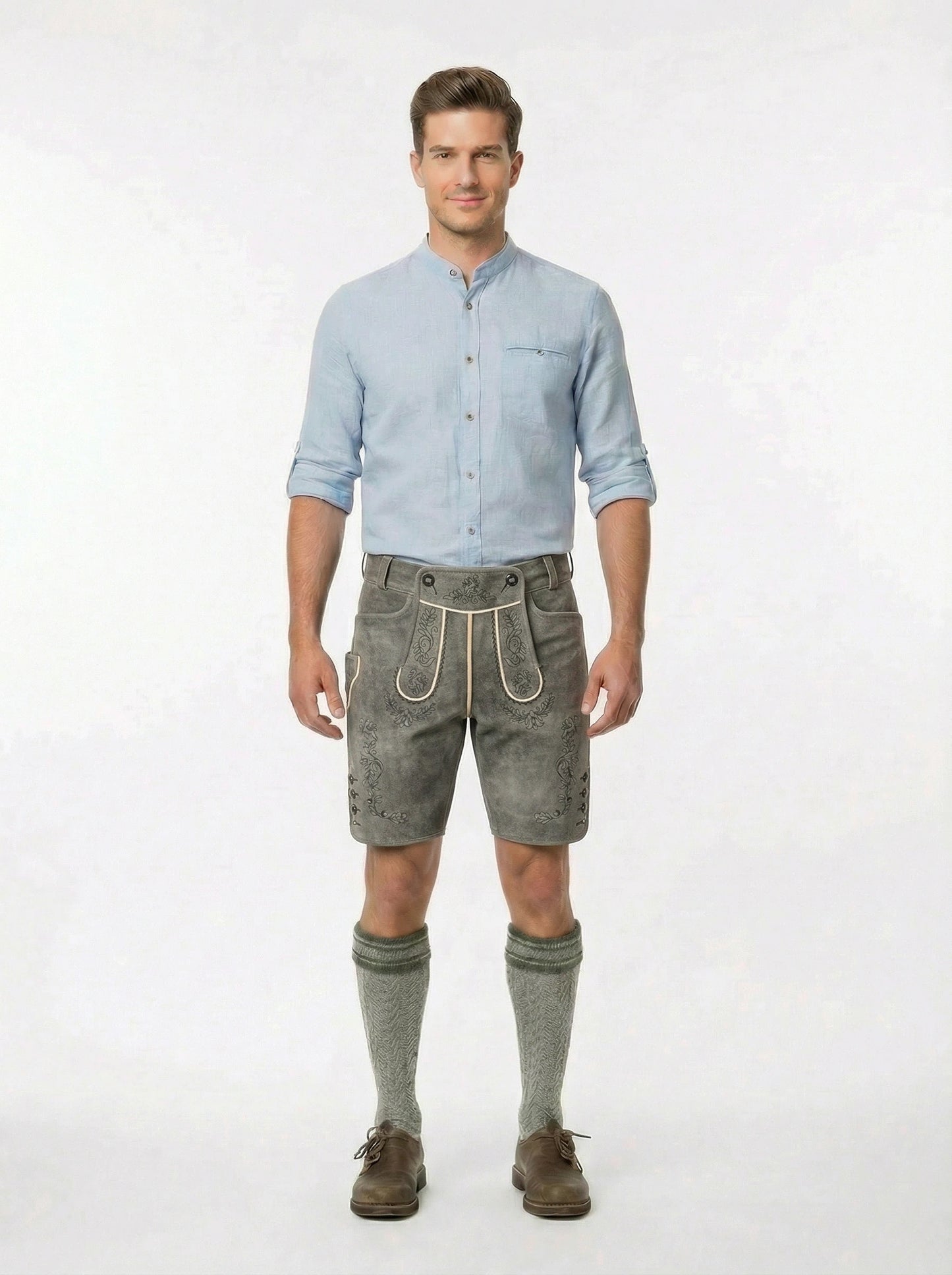 Luis Sämisch Hirsch Flanell/Grey