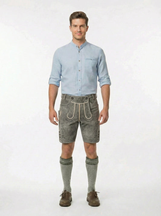 Luis Sämisch Hirsch Flanell/Grey