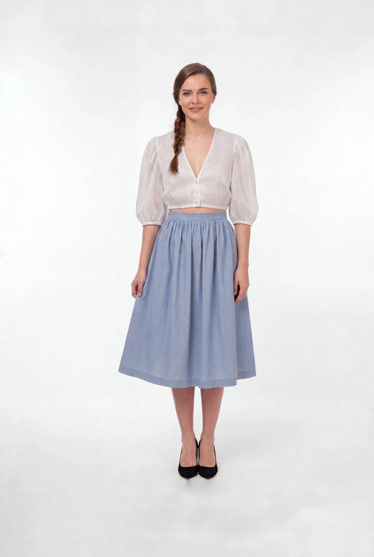 Dirndlbluse Selina Glitzer
