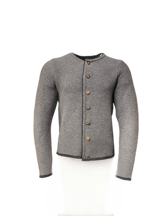 Strickjacke Grau /Anthrazit