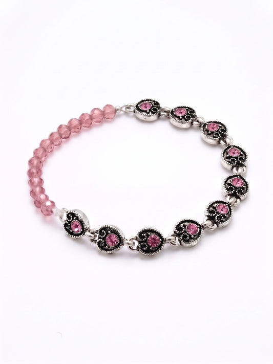 Armband mit Herz Rose