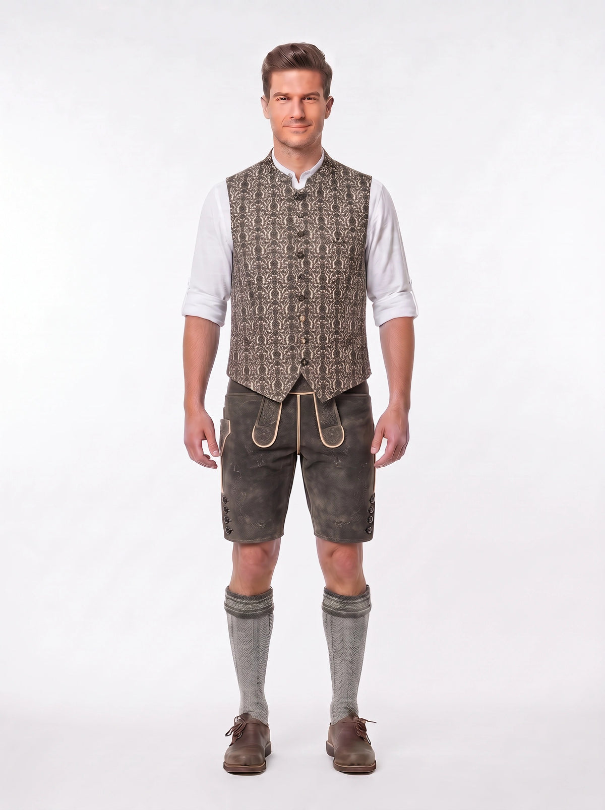 Saeckler Bergziege Lederhose