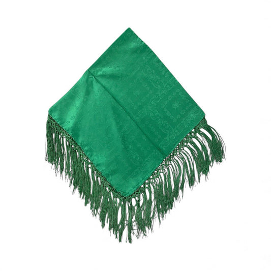 Seidentuch mit Fransen Tanne